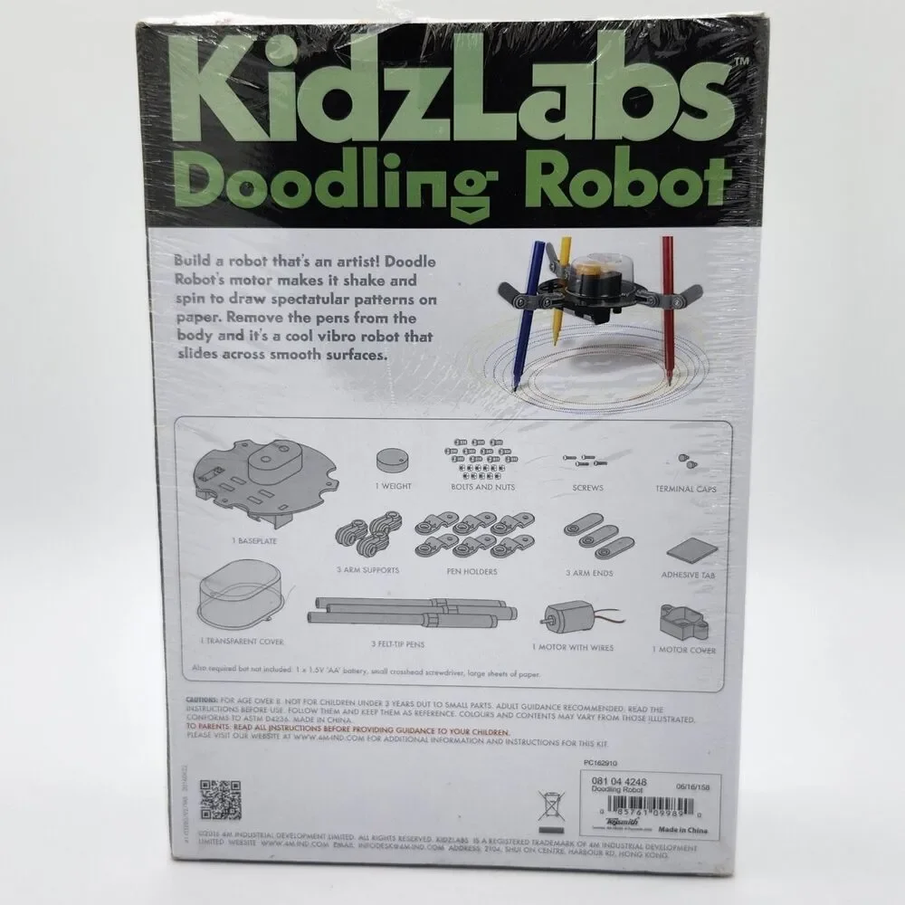 Kidzlabs Doodling Robot Kit - Toysmith/4M (NIP)